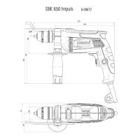 Дрель ударная SBE 650 IMPULS Metabo_1