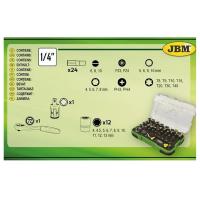 Set capete chei tubulare 38 piese si antrenor cu clichet JBM 53156_2