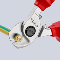 Foarfece pentru taiat cablu dielectric 165 mm Knipex_2