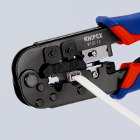 Cleste pentru sertizare conectori RJ Western Knipex_5