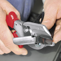 Foarfece unghiular pentru taiat profil din plastic si cauciuc 215 mm Knipex_2