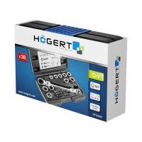 Набор ключ с трещоткой и с насадками 36 предметов Hoegert_3