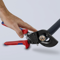 Кабелерез трещотка 250 мм Knipex_5
