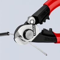Cleste taiat cablu otel 190 mm Knipex_5