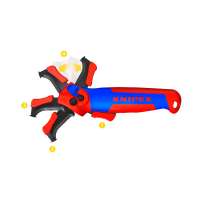 Нож для зачистки с опорным башмаком 145 мм Knipex_6